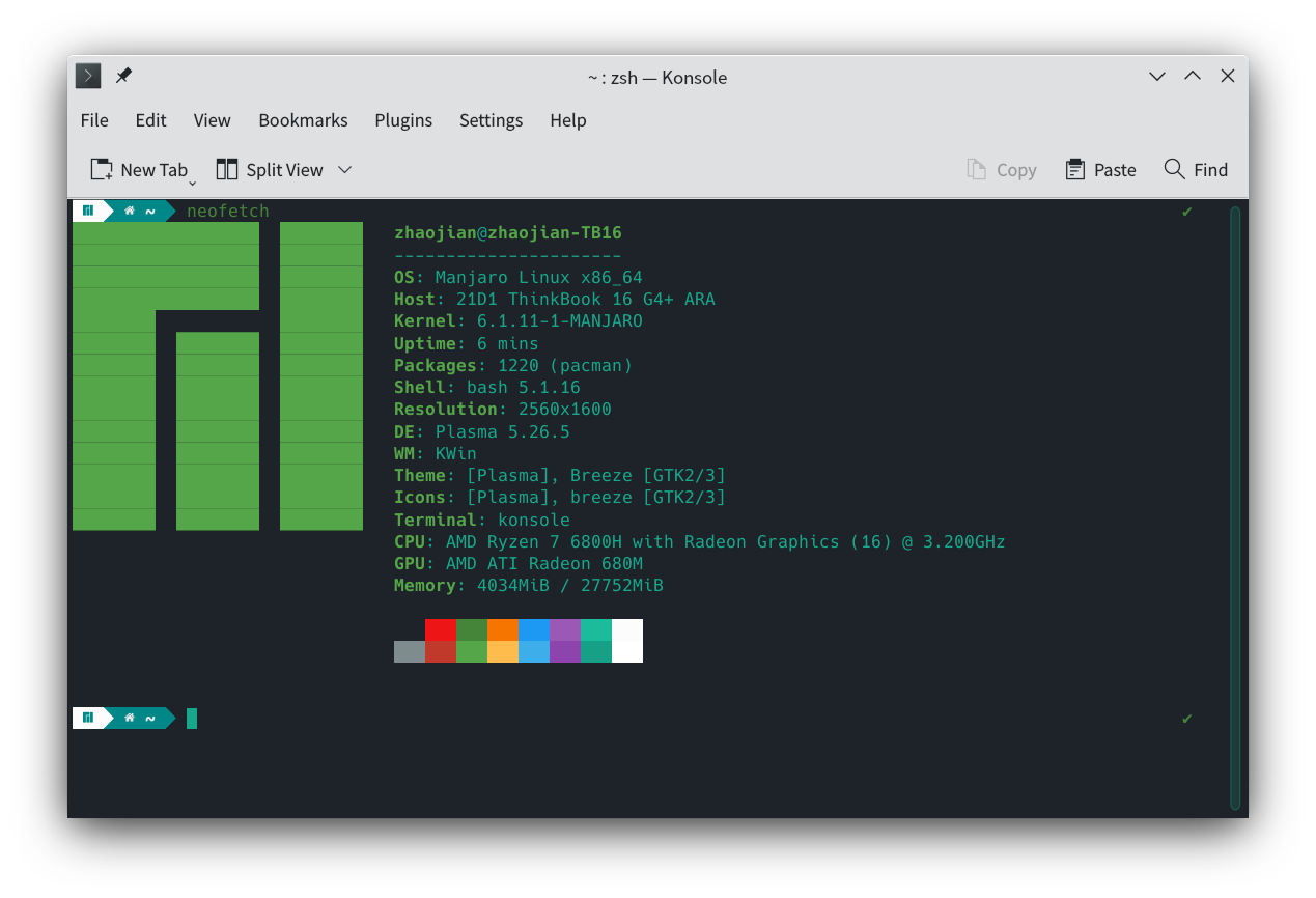 Manjaro Linux(KDE Plasma)日常使用情况及常用软件安装