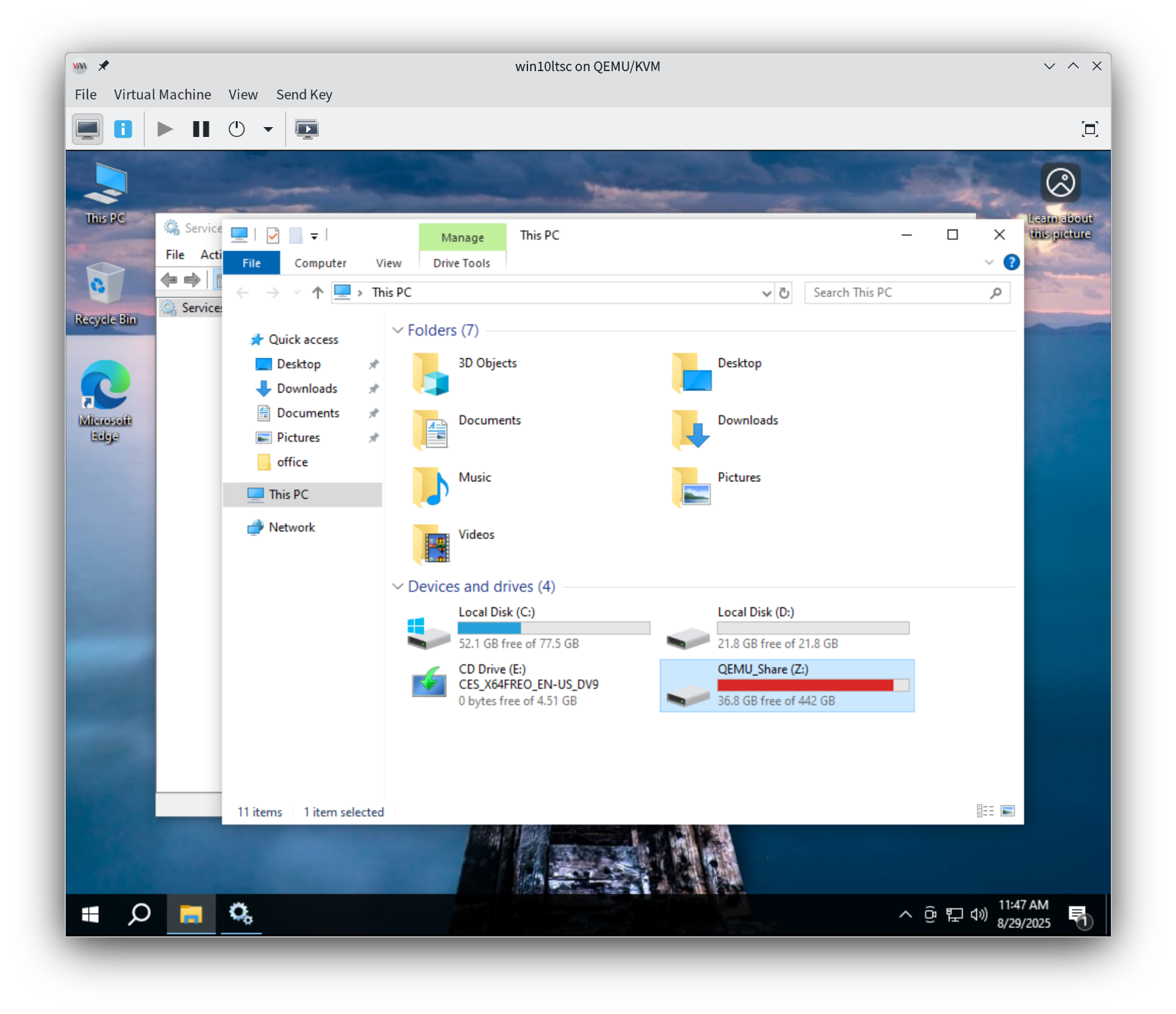 virt-manager 共享文件